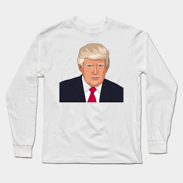 TRUMP Long Sleeve T-Shirt by Mako Design 